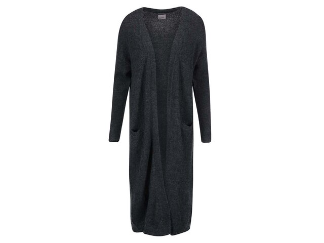 Šedý dlouhý cardigan Vero Moda Ginger