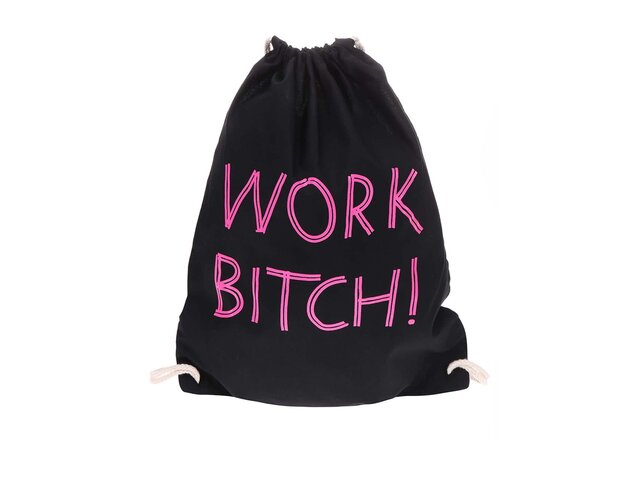 Černý plátěný vak ZOOT Originál Work Bitch