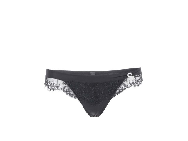 Černé kalhotky s krajkou Lisca Glitter