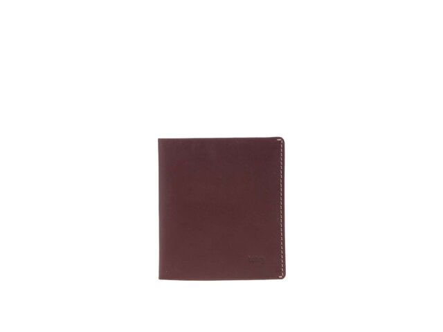 Hnědovínová kožená peněženka Bellroy Note Sleeve