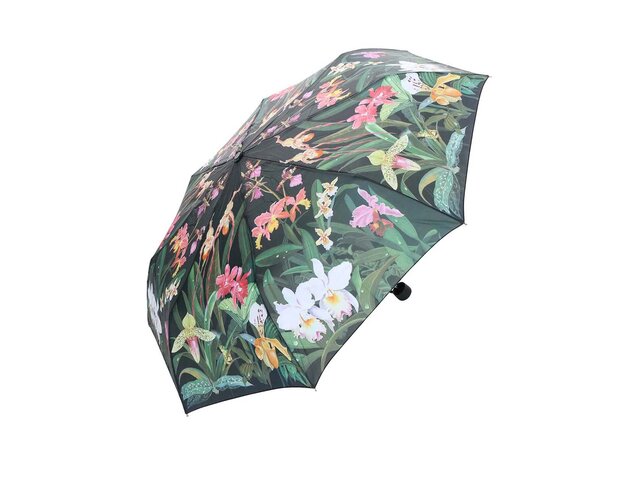 Zelený deštník s tropickými květinami Blooming Brollies