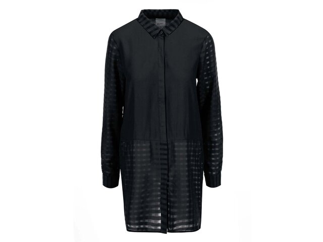 Černá delší košile Vero Moda Camella