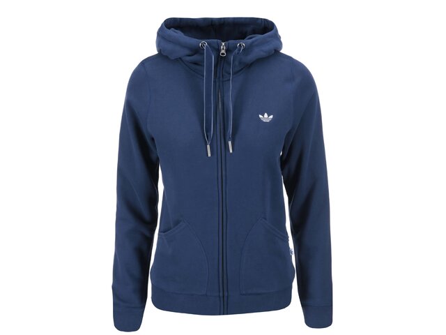 Modrá dámská mikina s kapucí adidas Originals Paris