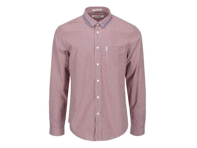 Červená kostkovaná košile Ben Sherman