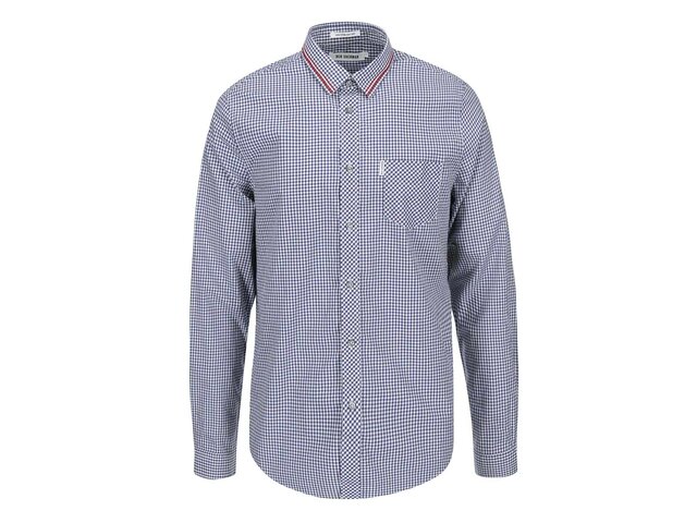 Modrá kostkovaná košile Ben Sherman