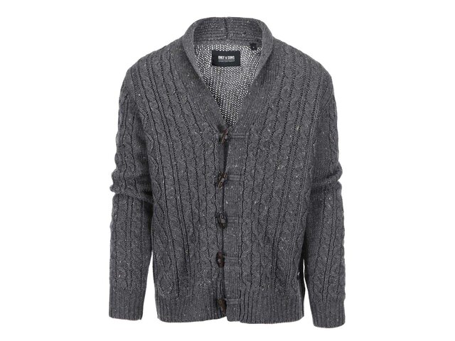 Tmavě šedý cardigan ONLY & SONS Brody