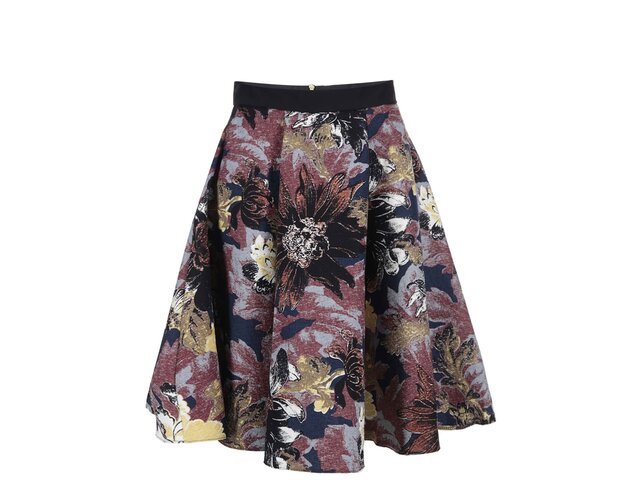 Barevná vzorovaná sukně Closet
