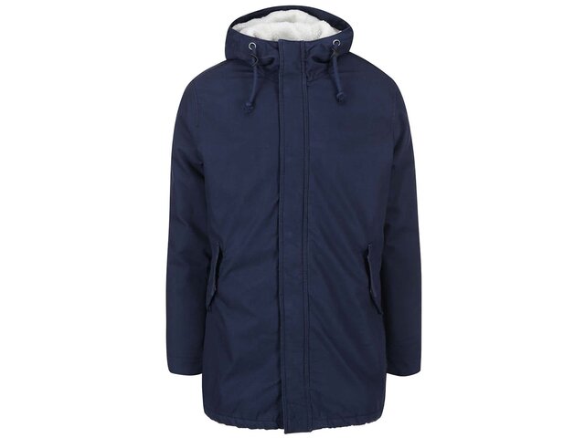 Tmavě modrá parka se zimní podšívkou Jack & Jones Clive
