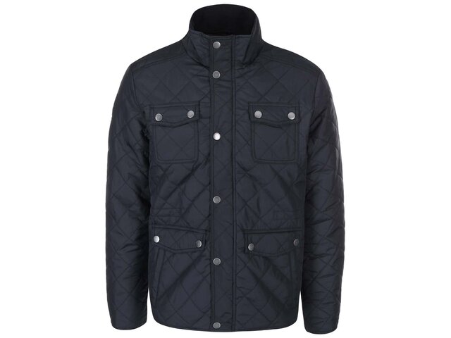 Černá prošívaná bunda Jack & Jones Steven