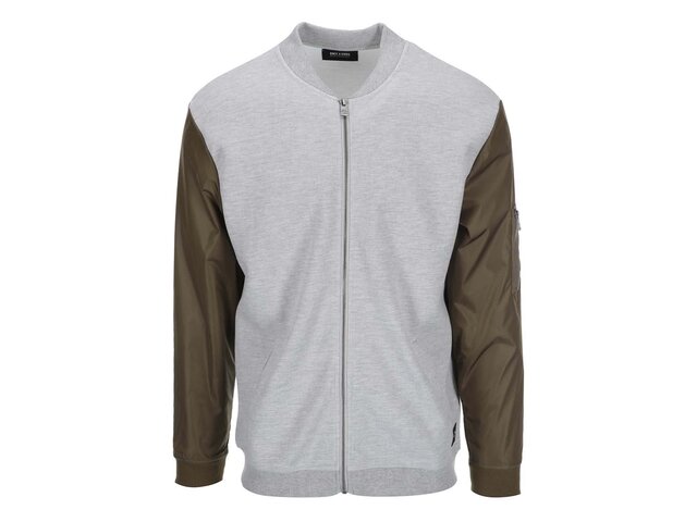 Zeleno-šedá mikina ONLY & SONS Nylon