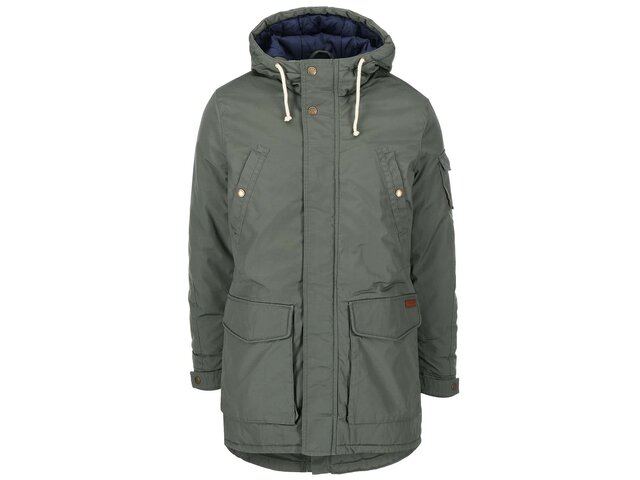 Tmavě zelená parka Jack & Jones Jam