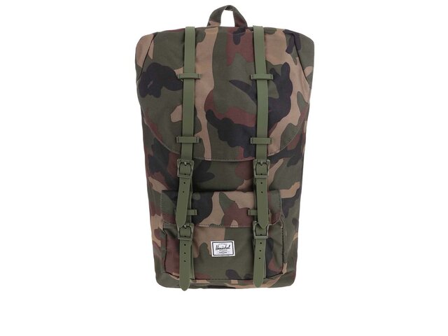 Zelený maskáčový batoh Herschel Little America