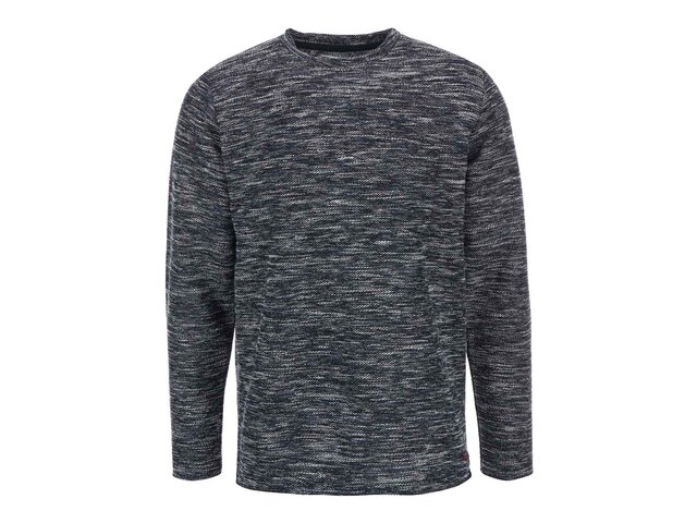 Tmavě modrý žíhaný svetr Jack & Jones Shelby