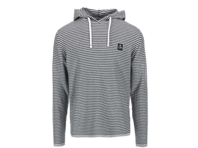 Šedá pruhovaná mikina s kapucí Jack & Jones Scott