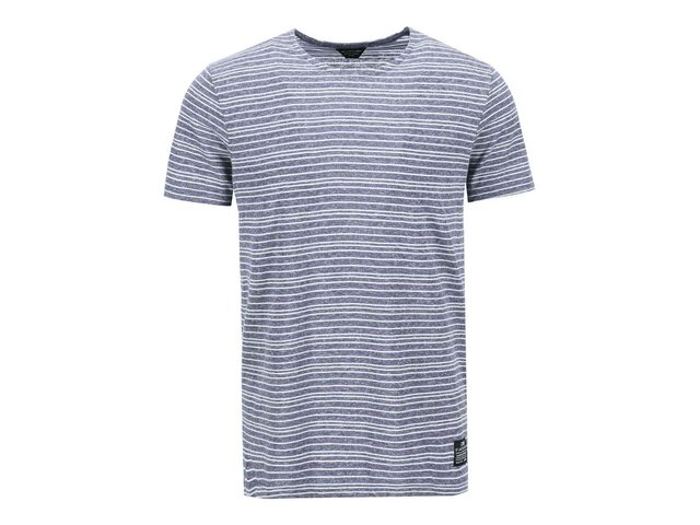 Modrošedé triko s pruhy Jack & Jones Clive