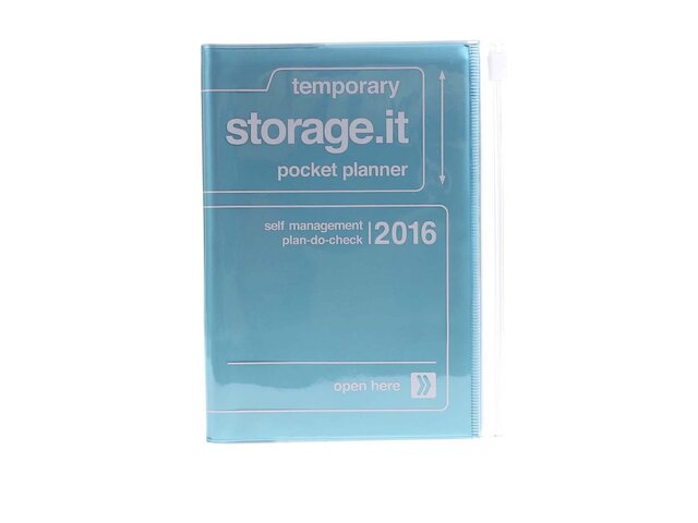 Zelenomodrý diář A6 2016 Mark's Storage.it
