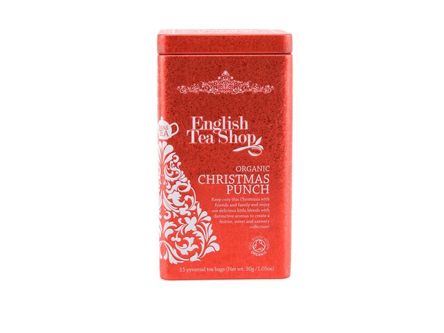 Bio čaje v plechové dóze English tea shop Vánoční punč