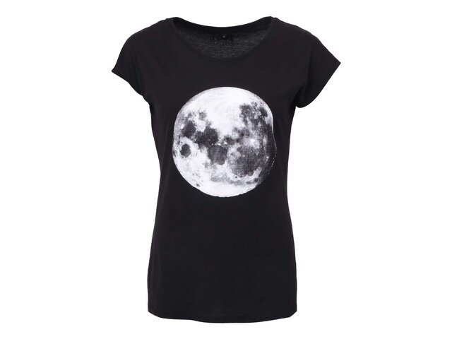 Černé dámské tričko ZOOT Originál Moon