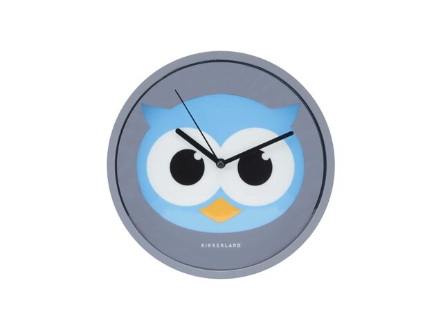 Nástěnné hodiny se sovou Kikkerland Owl