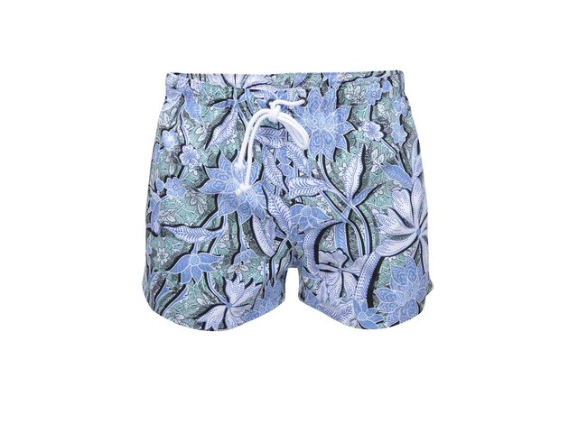 Zeleno-modré květované plavky aussieBum Scent Vintage
