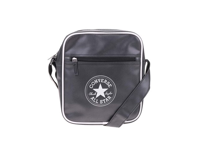 Černá koženková crossbody taška Converse
