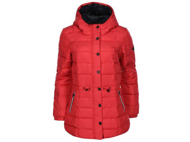 Červená teplá parka ONLY Lola