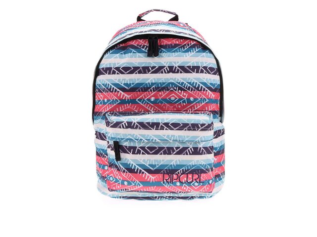 Barevný dámský batoh s proužky a vzory Rip Curl Ethnic Dome