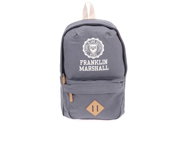 Šedý menší unisex batoh Franklin & Marshall