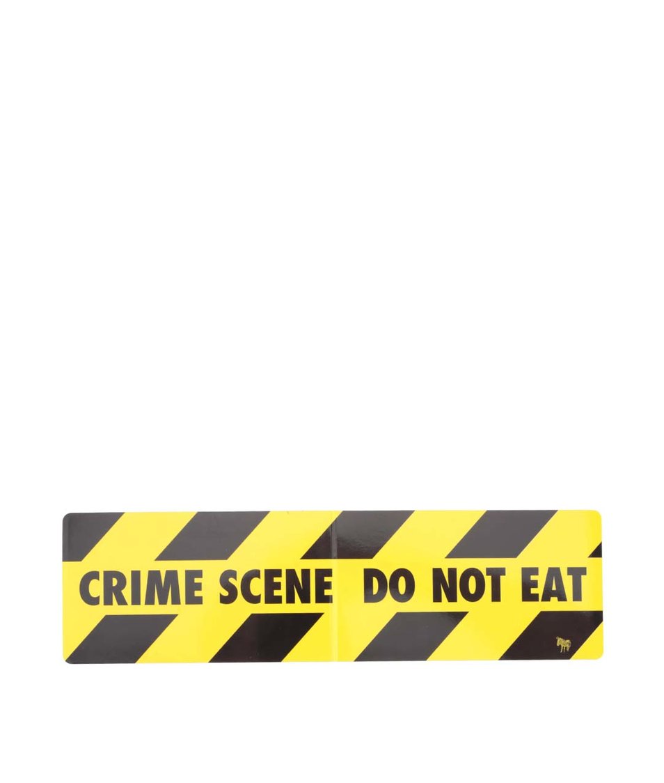 Černo-žlutý magnet na lednici Donkey Snack Attack, Crime Scene