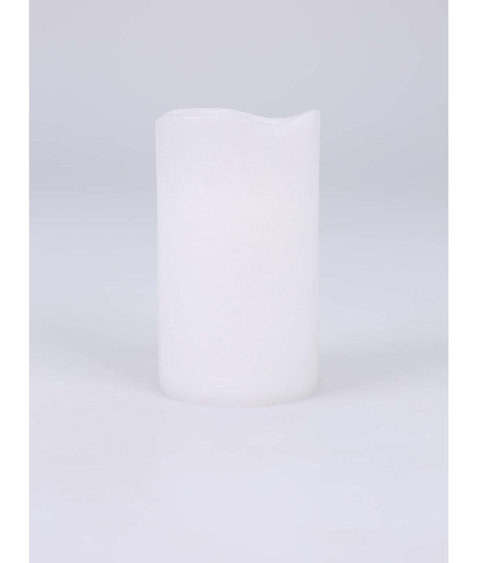 Bílá velká LED svíčka Sirius
