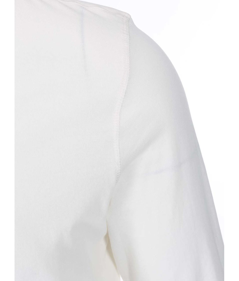 Bílé triko s dlouhým rukávem Blend