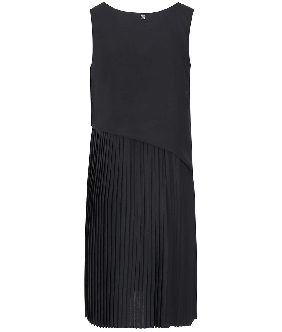 Černé šaty s plisovanou sukní s.Oliver