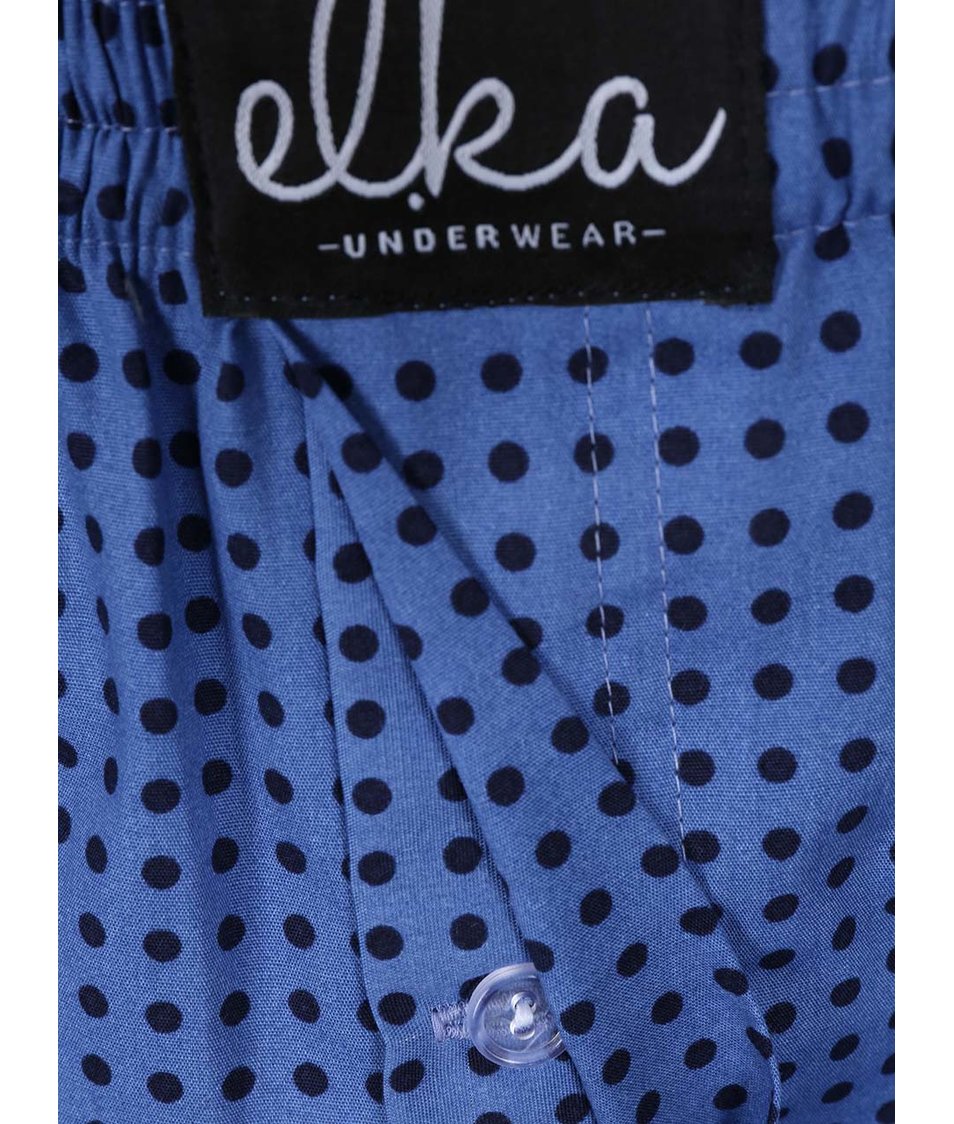 Modré puntíkované trenýrky El.Ka Underwear