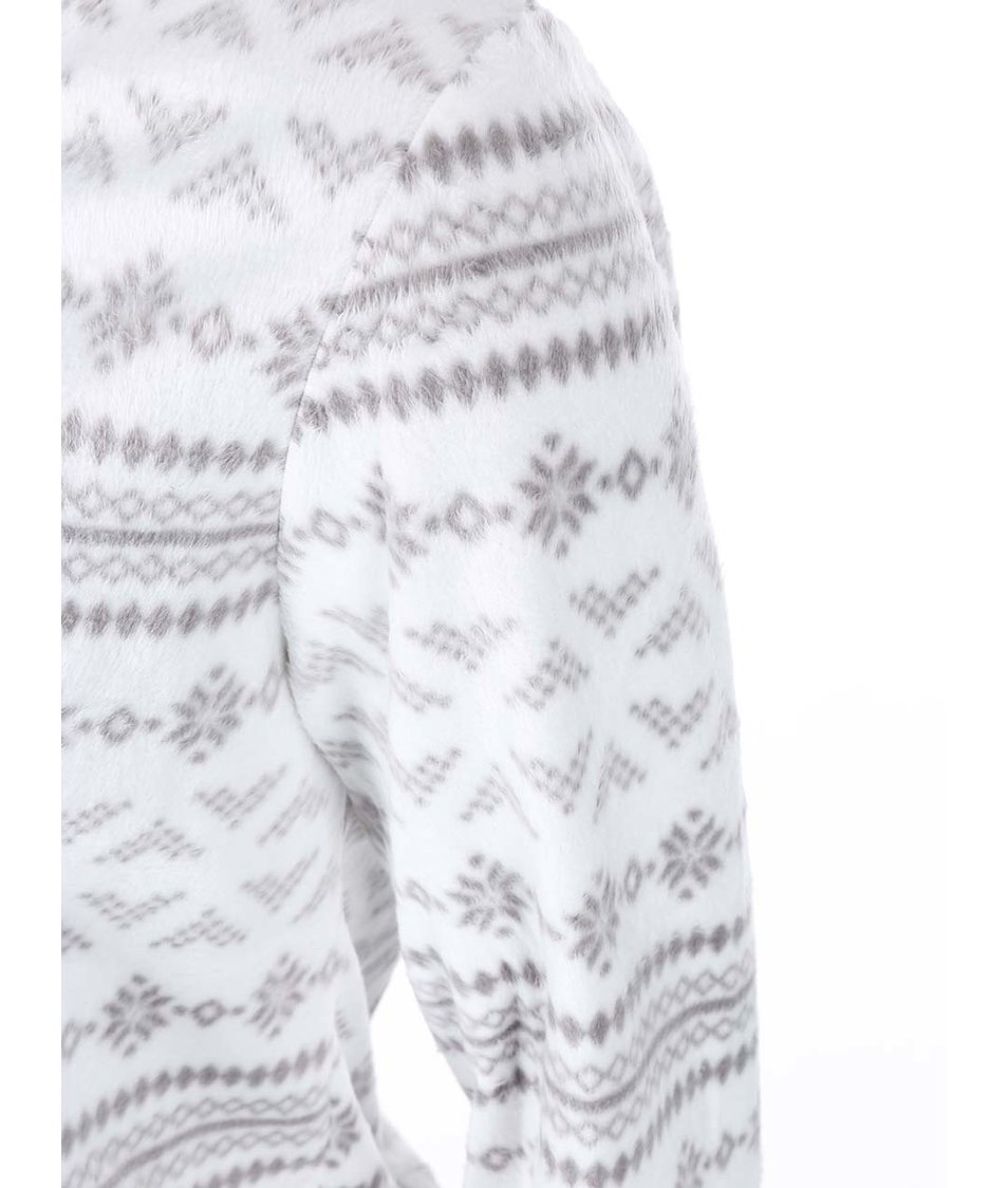 Šedo-krémové pyžamo s norskými vzory Dorothy Perkins