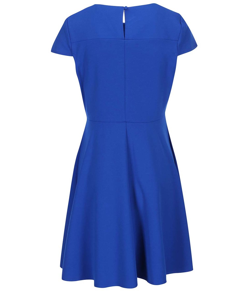 Modré šaty se zdobením kolem krku Dorothy Perkins