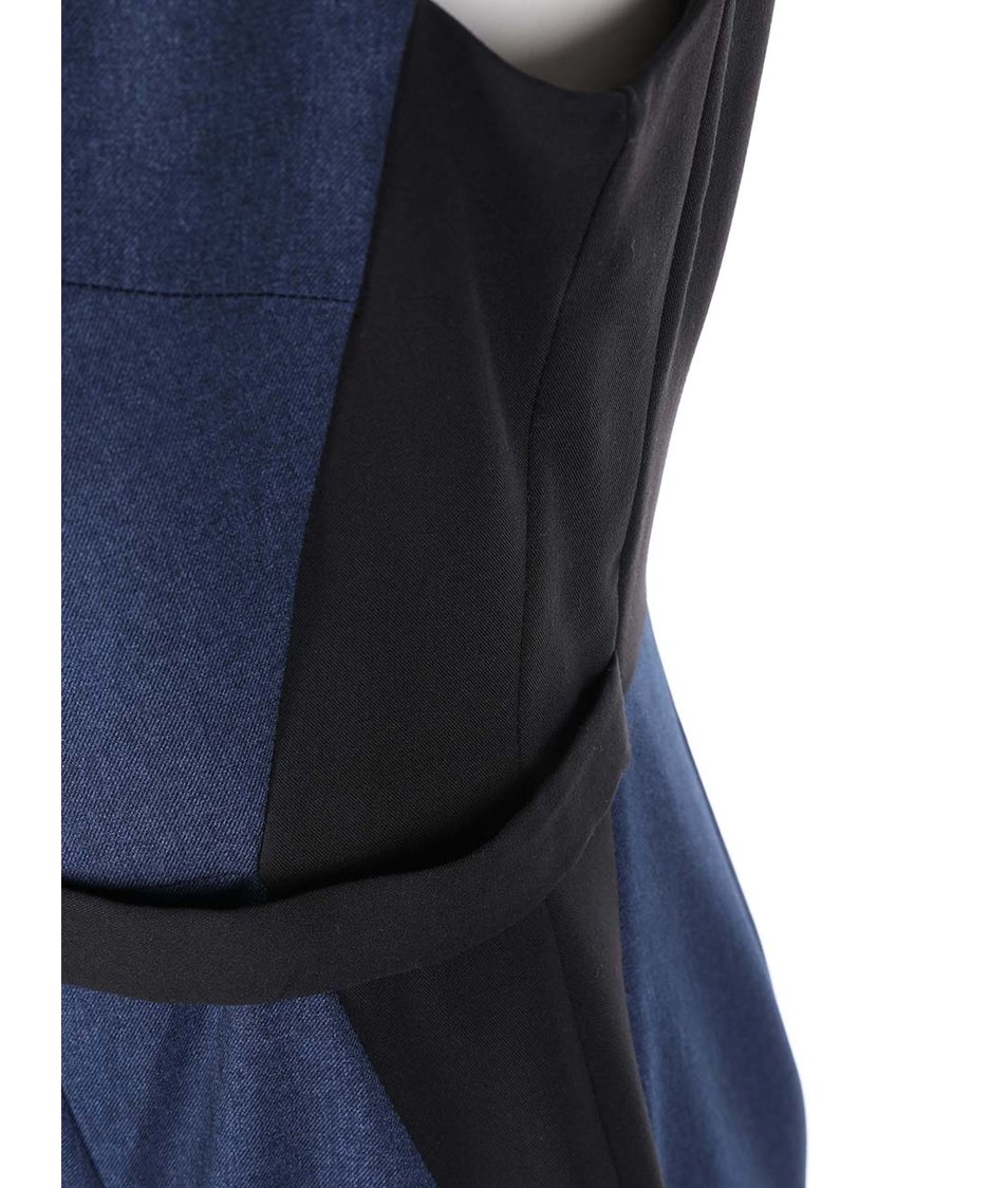 Černo-modré pouzdrové šaty Dorothy Perkins
