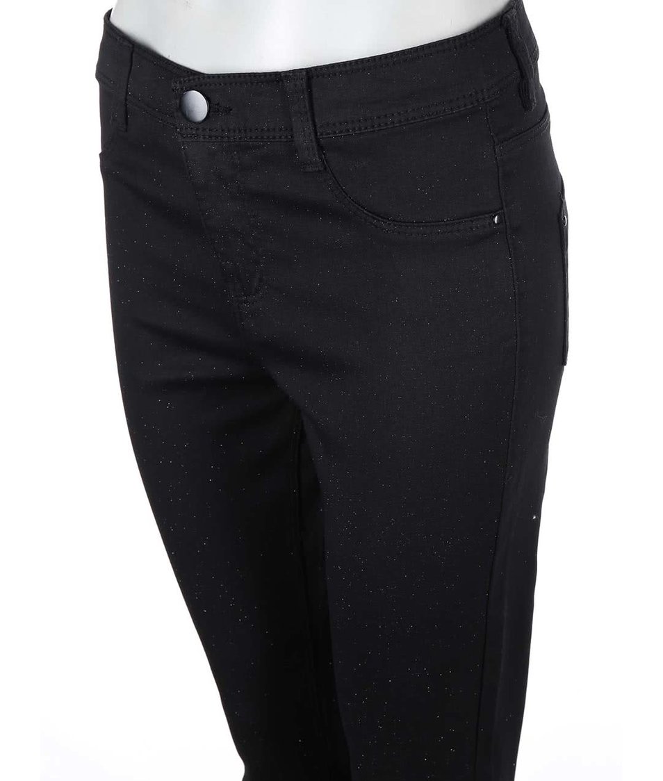 Černé skinny džíny se třpytkami Dorothy Perkins