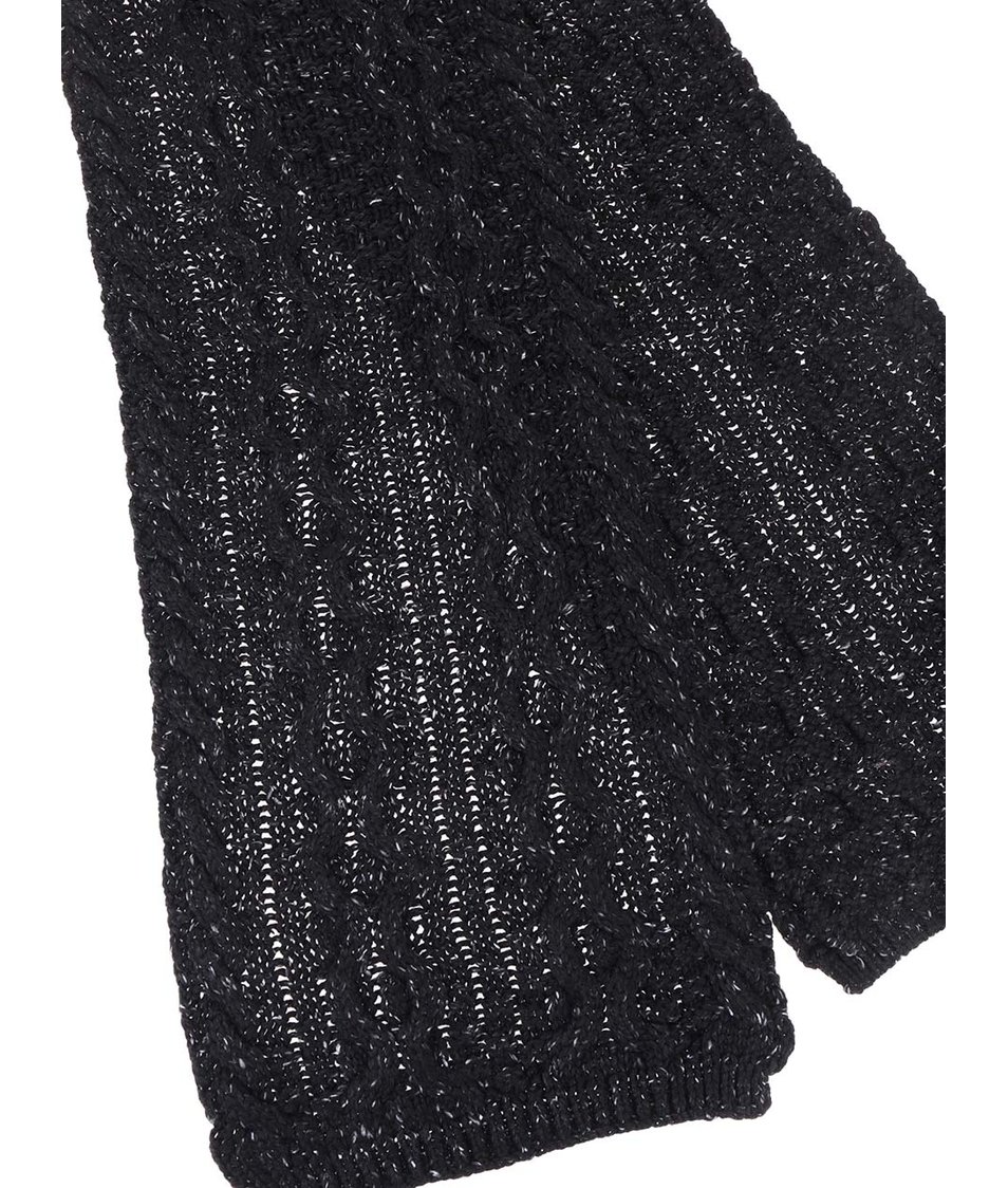 Černá pánská šála s šedými detaily Rip Curl Torsade