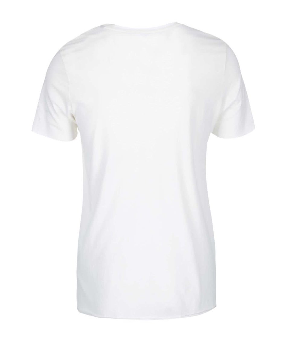 Bílé tričko s potiskem Vero Moda Bella Japanese