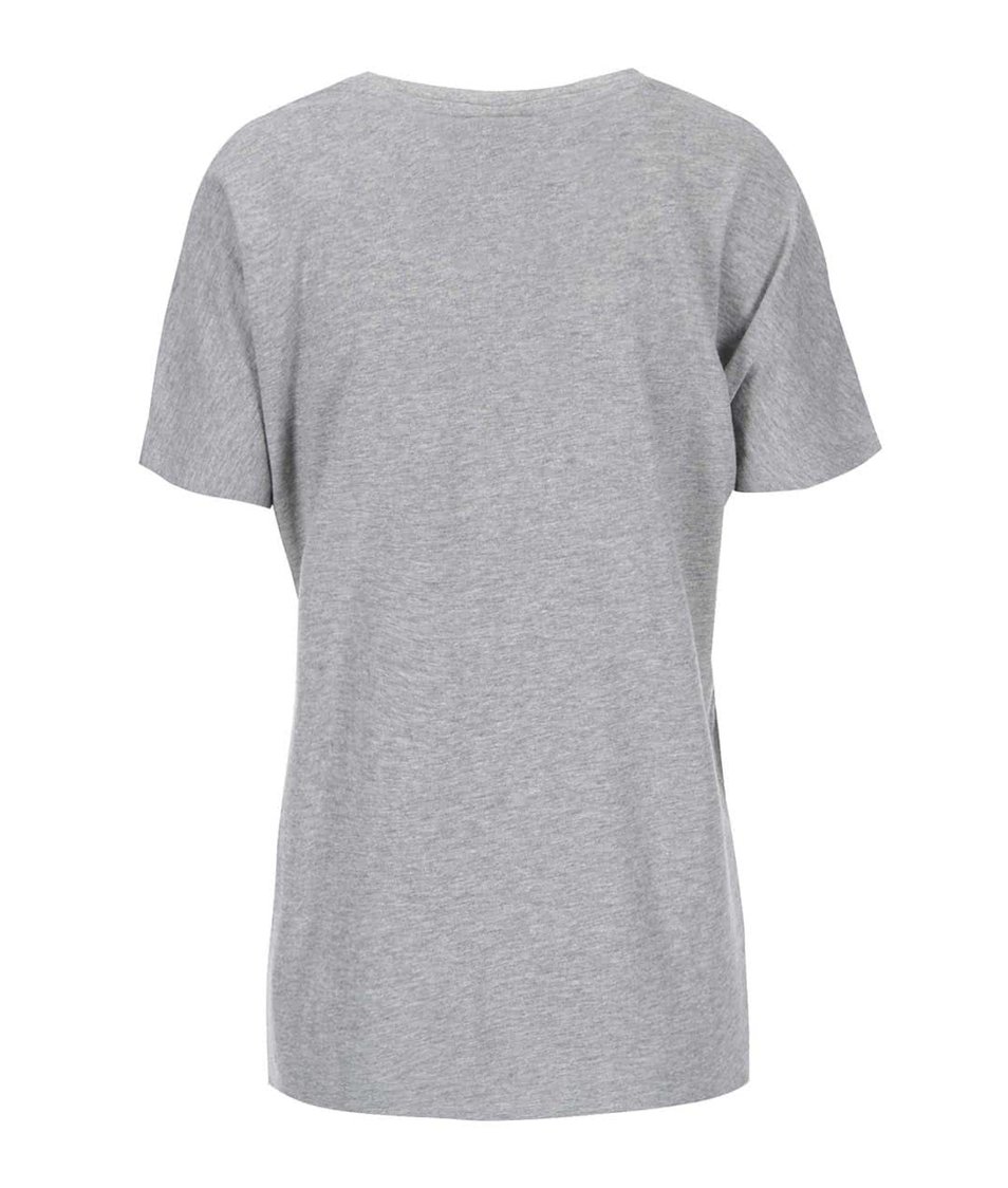 Světle šedé tričko s potiskem Vero Moda Bella Japanese