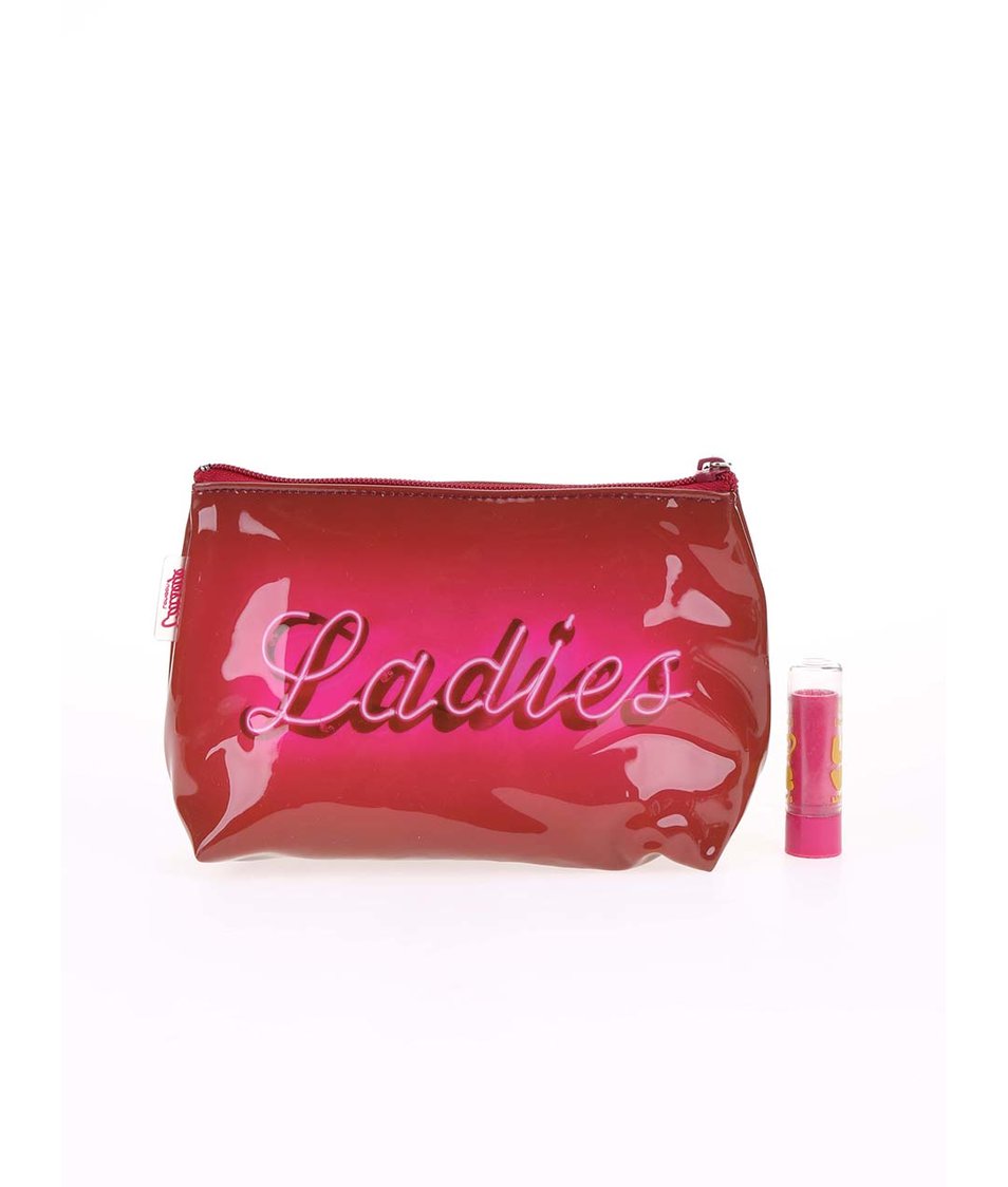 Růžová taštička na make-up Catseye London Ladies