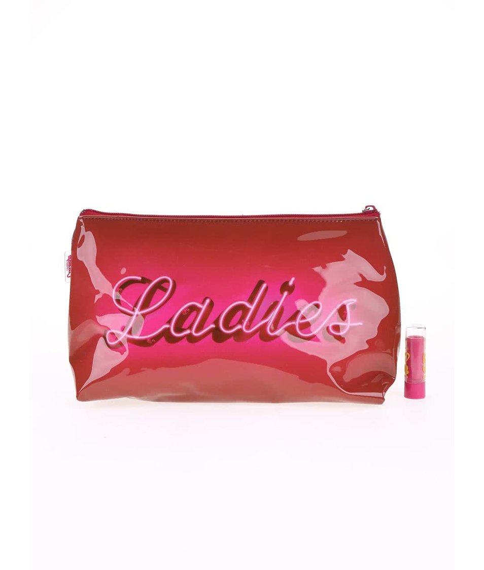 Růžová toaletní taštička Catseye London Ladies