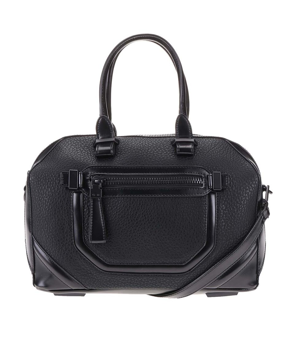 Černá kabelka s ozdobnou kapsou ALDO Domodossola