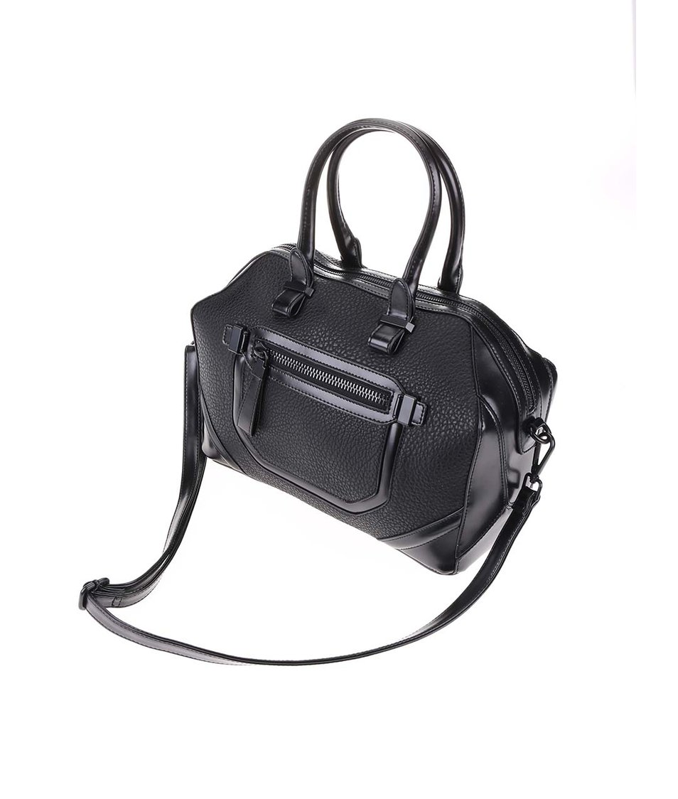 Černá kabelka s ozdobnou kapsou ALDO Domodossola