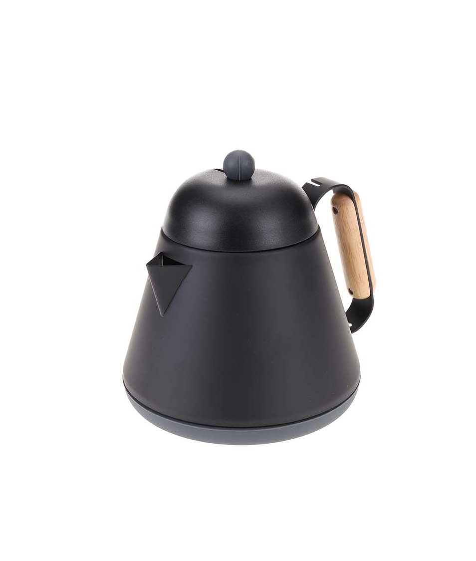 Černá nerezová konvice na čaj se sítkem XD Design Teako