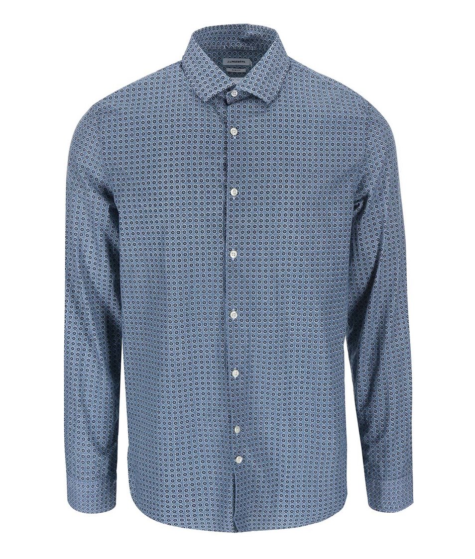Modrá vzorovaná košile J.Lindeberg Dani