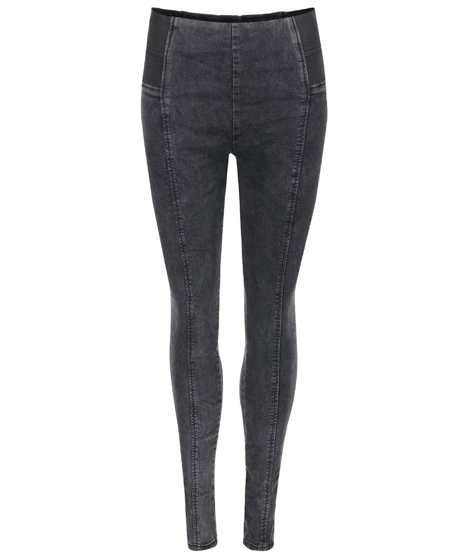 Černé skinny džíny s gumou v pase Haily´s Jayla