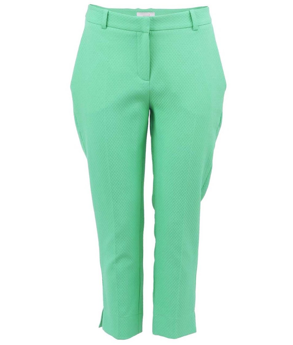 Zelené osminkové kalhoty Almari