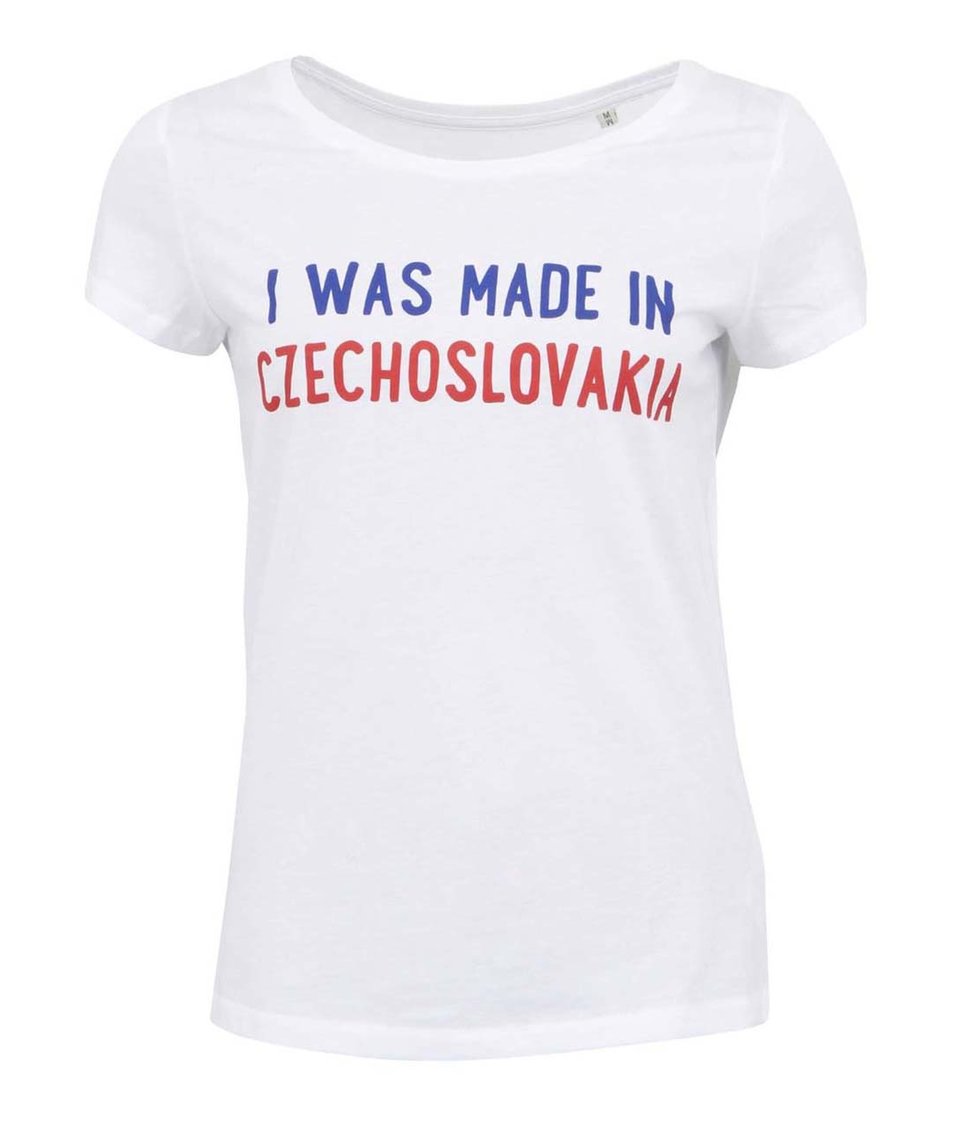 Bílé dámské triko ZOOT Originál I Was Made in Czechoslovakia