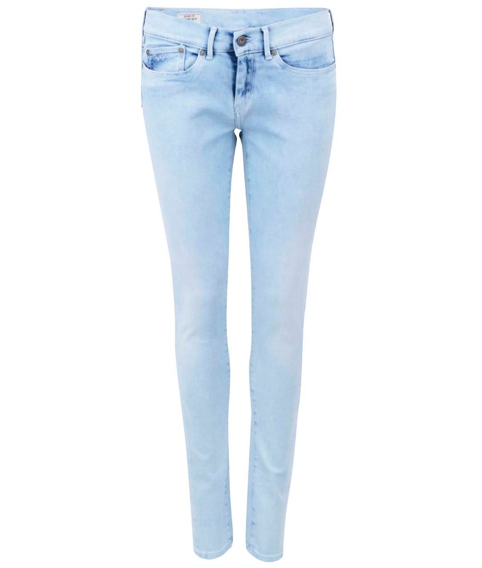 Světle modré dámské skinny džíny Pepe Jeans Pixie